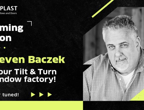 Special visit from Steve Baczek at OKNOPLAST